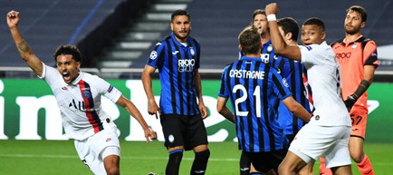 Liga Campionilor, sferturi: Atalanta Bergamo - Paris Saint-Germain 1-2